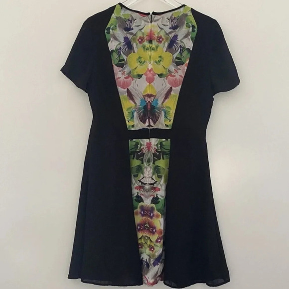 Prabal Gurung For Target Floral Color Block Dress Womens Size 12 (532) - Picture 3 of 4